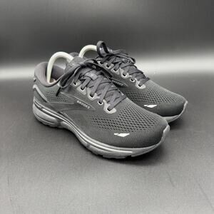 Brooks Ghost 15 GTX Women's 10 D Shoes Black Running Gym Work Shoes Gore Tex
